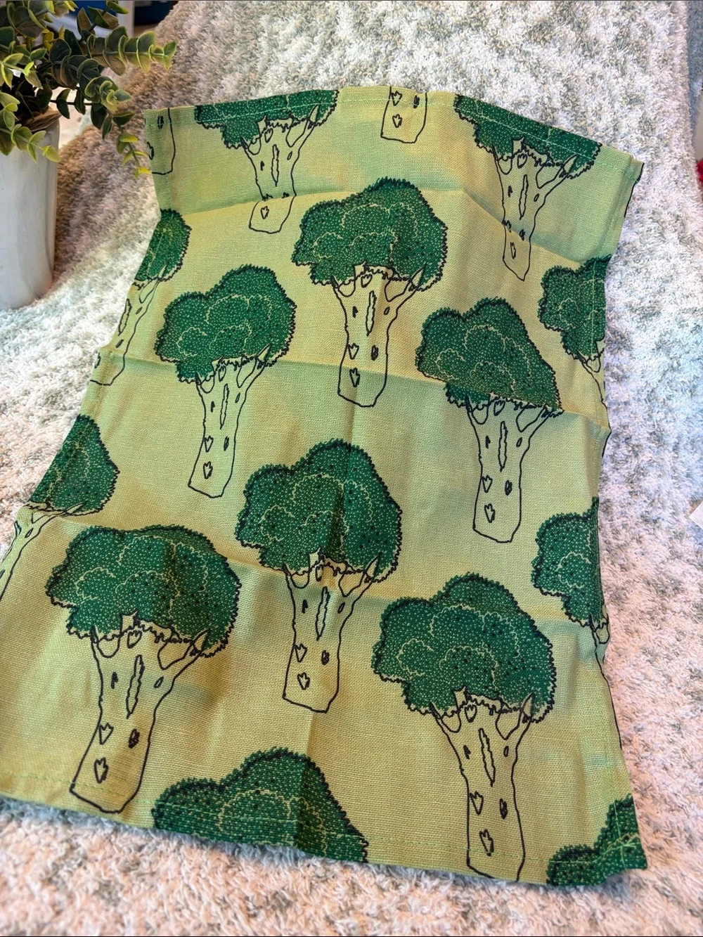 TORVFLY Ikea Veggie Garden Kitchen Towels Set of 4 NWT 12x16” Cotton